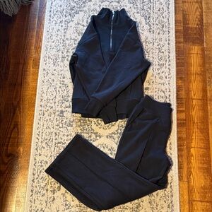 Black matching set